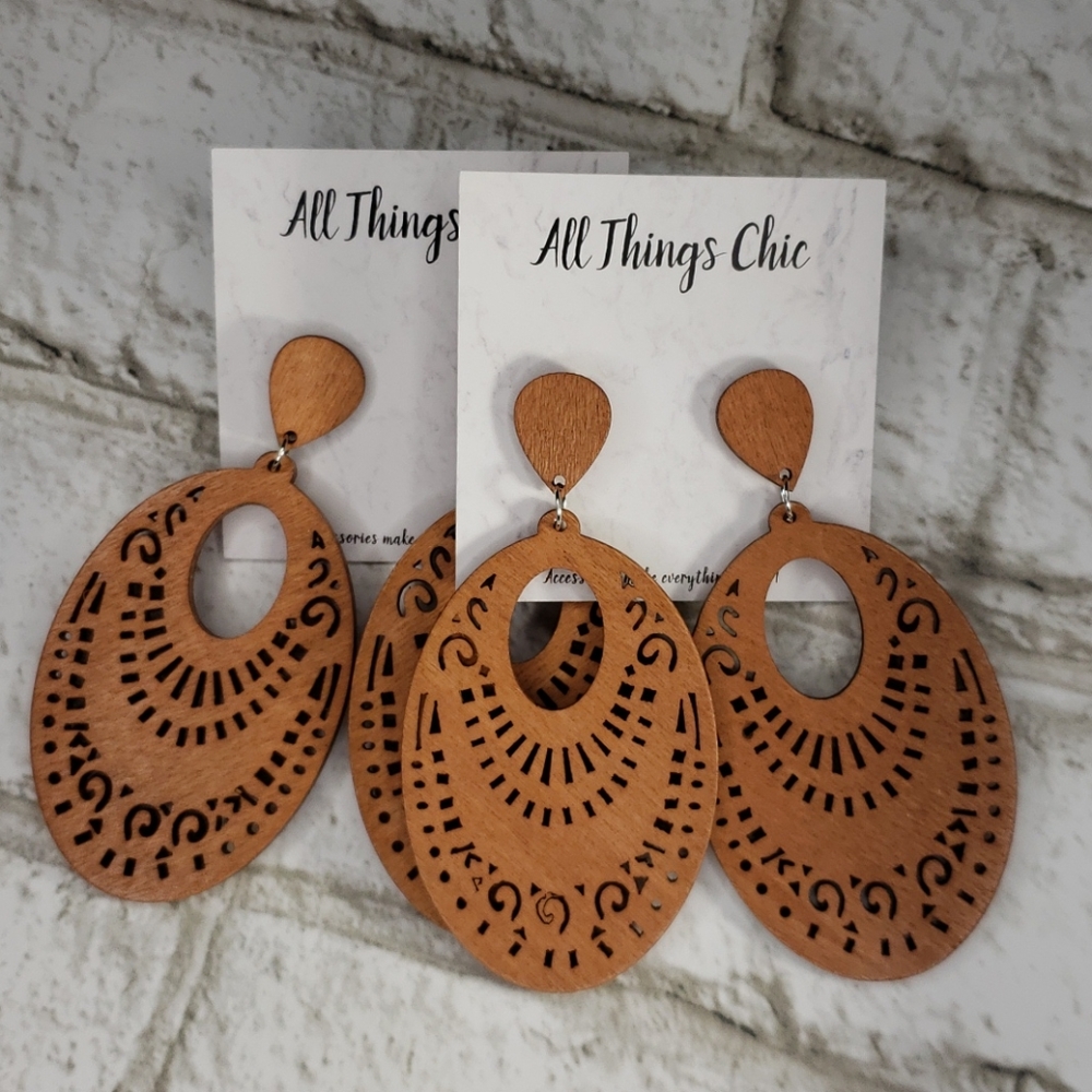Wooden Earrings